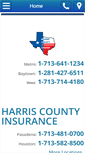 Mobile Screenshot of harriscountyinsurance.com